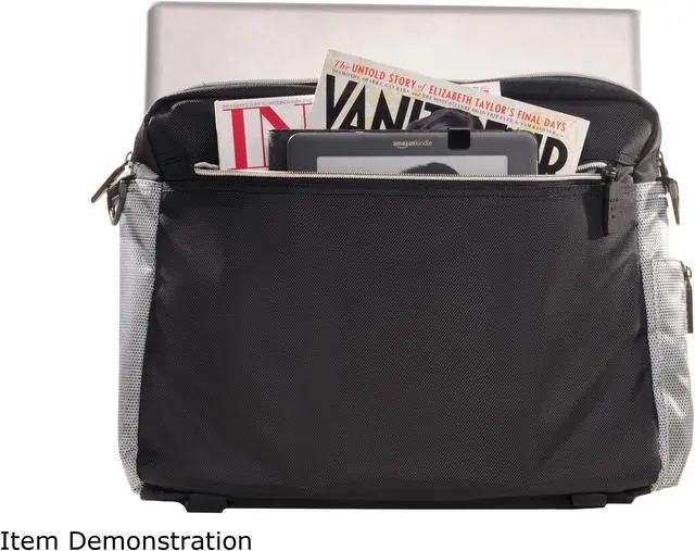 Alt view image 3 of 10 - Eco Style Sports Voyage Messenger Case For 16.4" Laptops Model EVOY-MC16