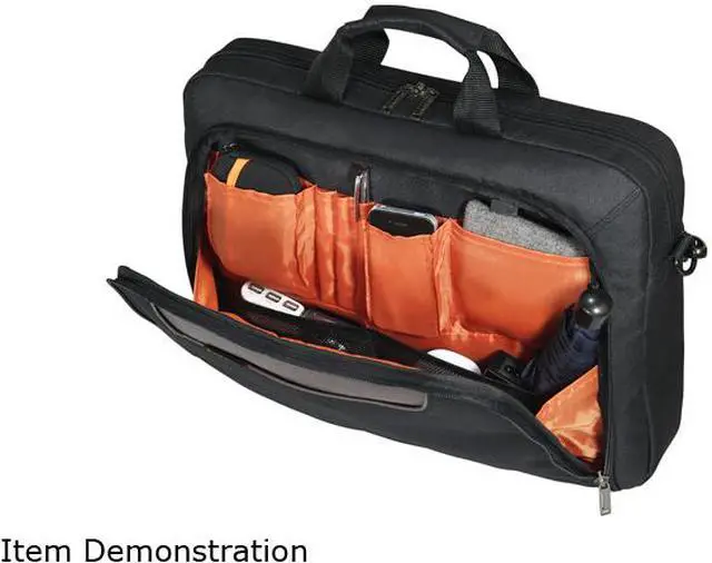 Alt view image 4 of 5 - Everki Black 17.3" Advance Laptop Bag / Briefcase Model EKB407NCH17