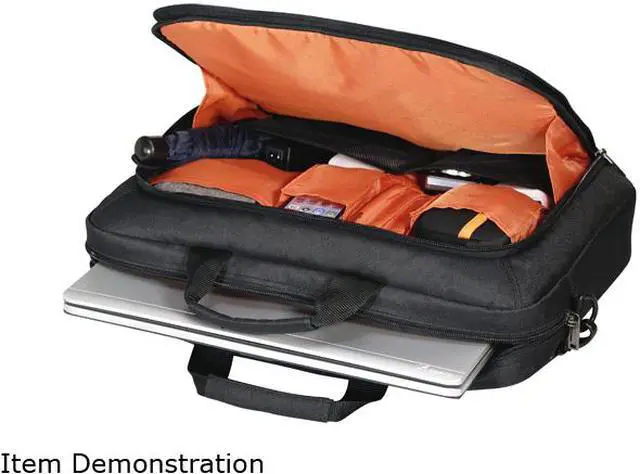 Alt view image 5 of 5 - Everki Black 17.3" Advance Laptop Bag / Briefcase Model EKB407NCH17