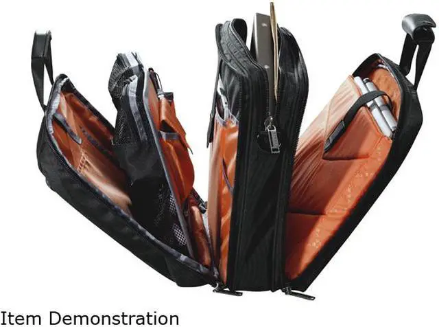 Alt view image 4 of 11 - Everki Black 17.3" Versa Premium Checkpoint Friendly Laptop Bag / Briefcase Model EKB427BK17
