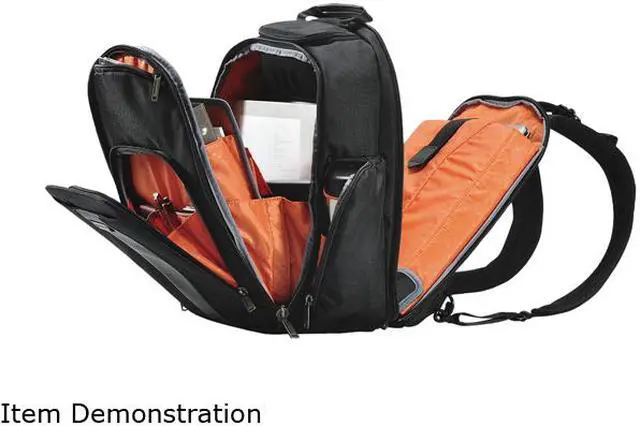 Alt view image 4 of 13 - Everki Black 14.1" / MacBook Pro 15" Versa Premium Checkpoint Friendly Laptop Backpack Model EKP127