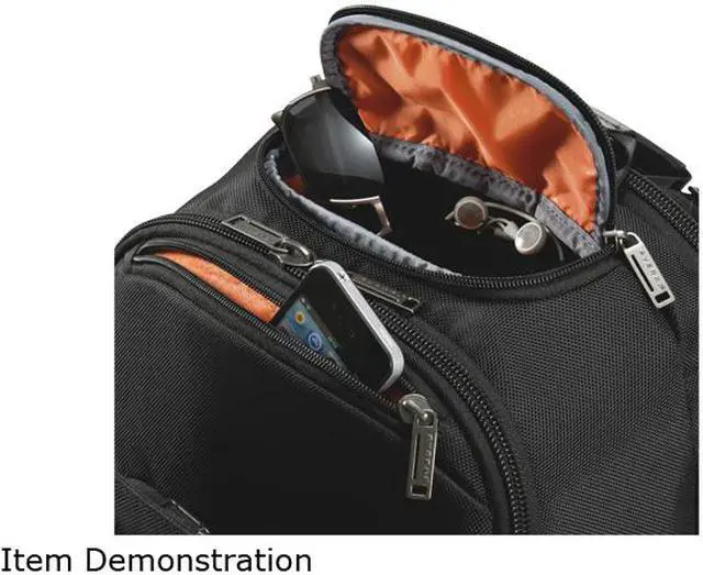 Alt view image 6 of 13 - Everki Black 14.1" / MacBook Pro 15" Versa Premium Checkpoint Friendly Laptop Backpack Model EKP127