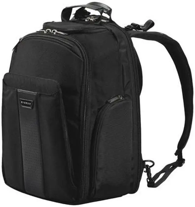 Alt view image 2 of 13 - Everki Black 14.1" / MacBook Pro 15" Versa Premium Checkpoint Friendly Laptop Backpack Model EKP127