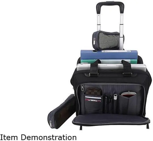 Alt view image 4 of 7 - ECO STYLE Tech Exec Carrying Case (Roller) for 16.1", Notebook, Tablet
