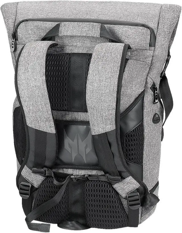 Alt view image 4 of 18 - Predator Gaming Rolltop Backpack - Red NP.BAG1A.255