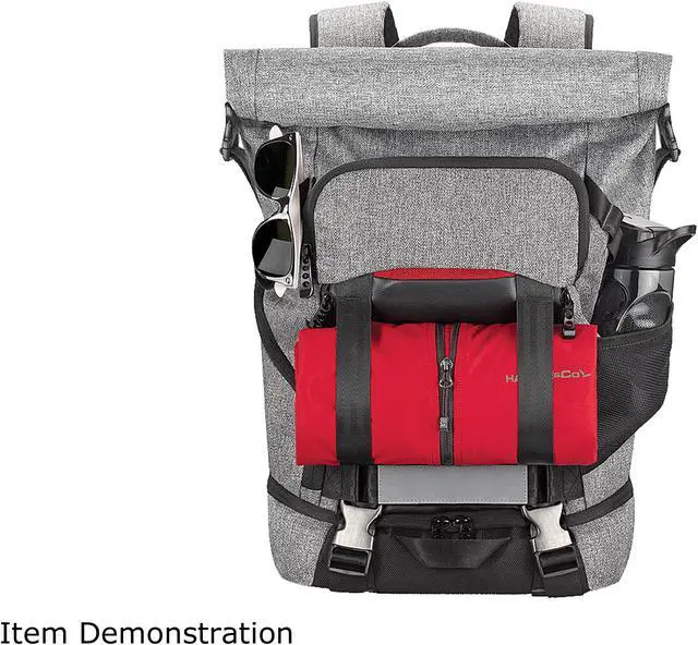 Alt view image 15 of 18 - Predator Gaming Rolltop Backpack - Red NP.BAG1A.255