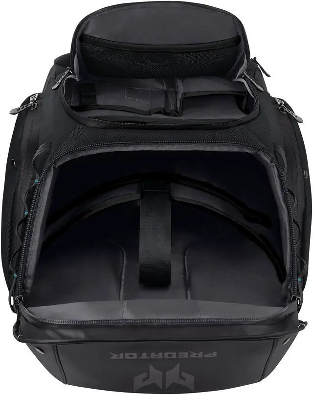 Alt view image 5 of 7 - Acer Black Predator Notebook Gaming Utility Backpack Model NP.BAG1A.288