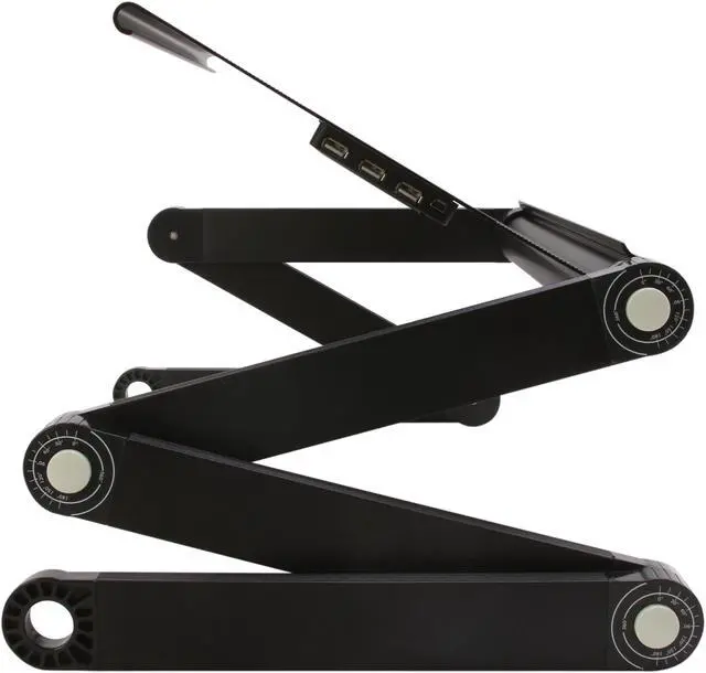 Alt view image 3 of 6 - Rosewill RMND-11001 Aluminum Multi-Functional Lapdesk with Dual 80mm cooling Fan