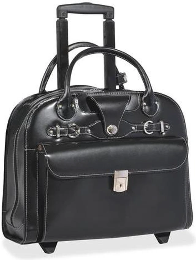 Main image of McKlein Edgebrook Carrying Case (Roller) for 15.4" Notebook - Black