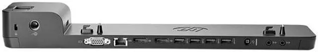 Alt view image 2 of 2 - HP UltraSlim Dock 2013 Ultra Slim Docking Station Compatible with EliteBook, ProBook, ZBook (D9Y32AA#ABA / D9Y32UT#ABA)