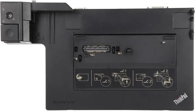 Alt view image 2 of 7 - Lenovo Black ACLEDS433710U ThinkPad Mini Dock Series 3 4337-10U / No Key / No Adaptor