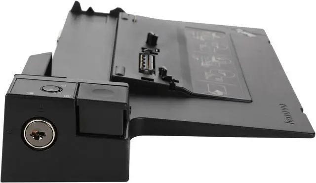 Alt view image 4 of 7 - Lenovo Black ACLEDS433710U ThinkPad Mini Dock Series 3 4337-10U / No Key / No Adaptor