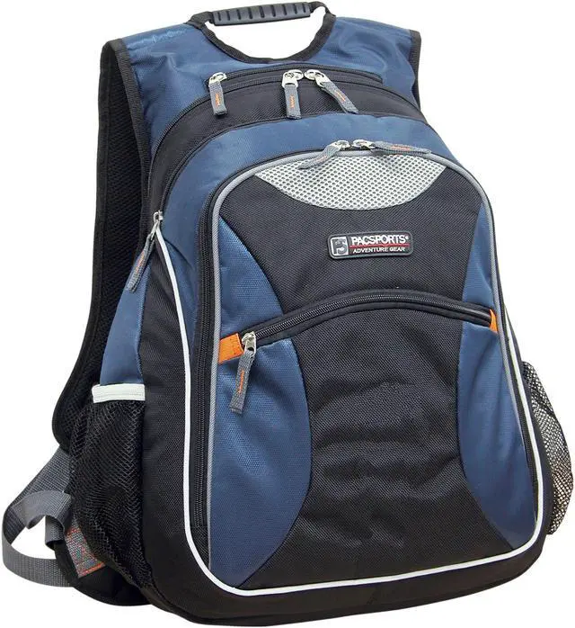 Main image of TRAVELERS CHOICE Navy Blue 15.4" Laptop School Backpack Model 694396003945