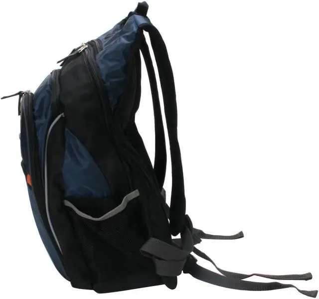 Alt view image 5 of 9 - TRAVELERS CHOICE Navy Blue 15.4" Laptop School Backpack Model 694396003945