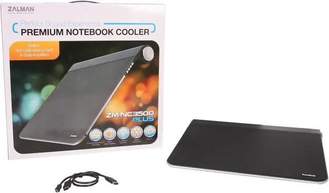 Alt view image 7 of 7 - ZALMAN Perfect Sound Experience Premium Notebook Cooler NC3500 Plus