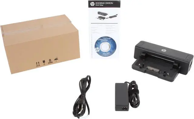 Alt view image 7 of 7 - HP A7E32UT#ABA 90W Docking Station