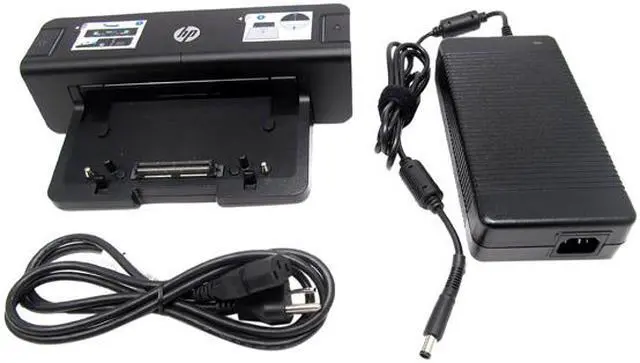 Alt view image 4 of 4 - HP Black A7E34AA#ABA 230W Docking Station