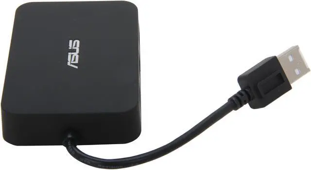 Alt view image 3 of 7 - ASUS Black 90-XB3K00EX00000- ASUS USB Hub and Ethernet Port Combo