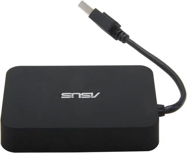 Alt view image 4 of 7 - ASUS Black 90-XB3K00EX00000- ASUS USB Hub and Ethernet Port Combo