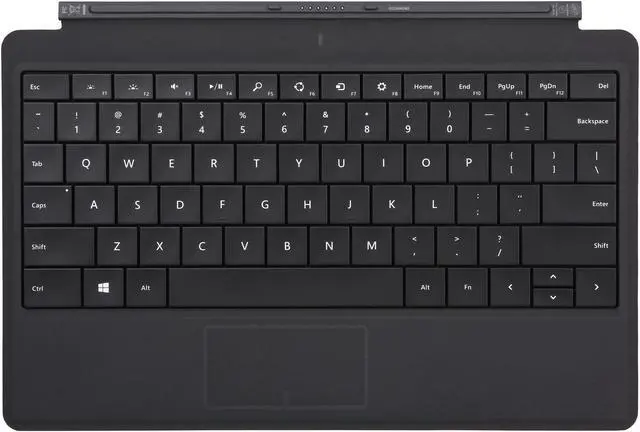 Alt view image 2 of 5 - Microsoft Charcoal Surface Type Cover 2 Keyboard for Surface 2 / Surface Pro / Surface Pro 2 Model N7W-00001