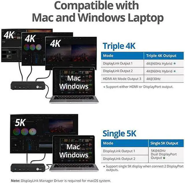 Alt view image 5 of 7 - SIIG Black JU-DK0P11-S1 Notebook Docking Station