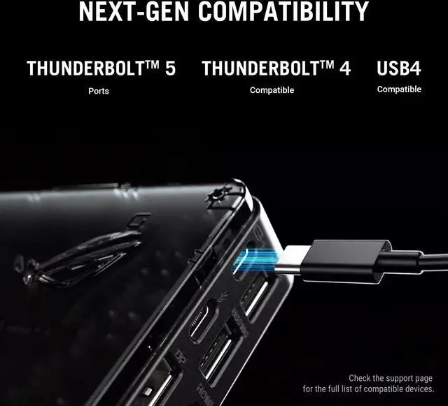 Alt view image 8 of 10 - ASUS ROG XG Mobile (2025) external graphics card, NVIDIA® GeForce RTX™5070 Ti,GC34R-050, Thunderbolt™ 5