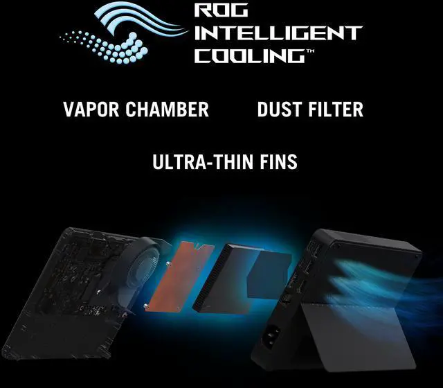 Alt view image 10 of 10 - ASUS ROG XG Mobile (2025) external graphics card, NVIDIA® GeForce RTX™5070 Ti,GC34R-050, Thunderbolt™ 5