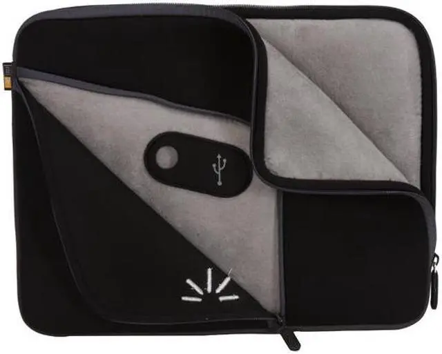 Alt view image 5 of 6 - Case Logic Black 13.3" Laptop Sleeve Model PLS-13BLACK