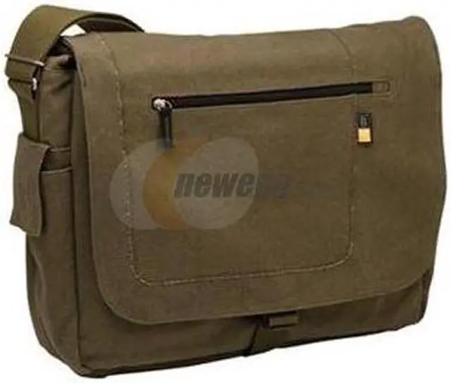 Main image of Case Logic Green 15.4" Artist Series Canvas Messenger Bag Model CSAM15GREEN