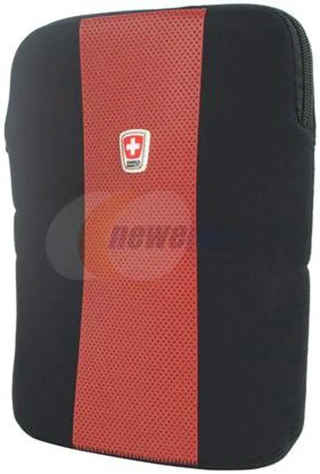 Main image of Swiss Mobility Black/Red 9" - 10.4" Vertical Netbook Sleeve Model 01044-0