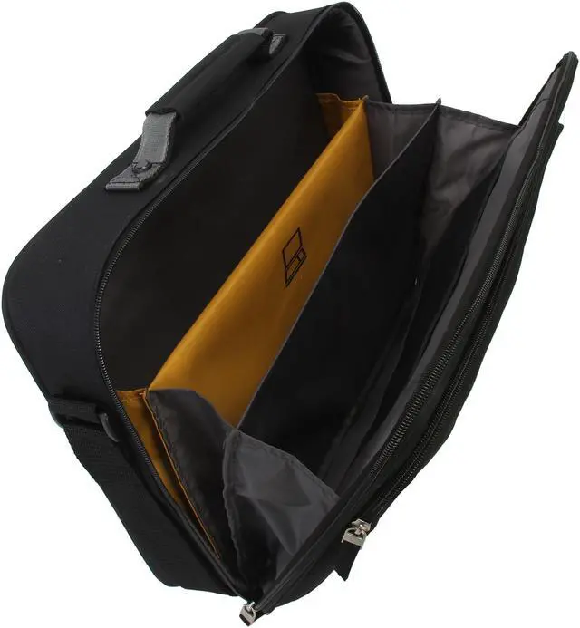 Alt view image 5 of 9 - Case Logic Black 16" Laptop Briefcase Model ENCF-116