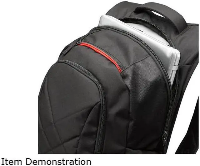 Alt view image 5 of 10 - Case Logic Black 16" Laptop Backpack Model DLBP-116