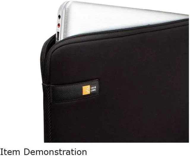 Alt view image 6 of 6 - Case Logic Black 17-17.3" Laptop Sleeve Model LAPS-117