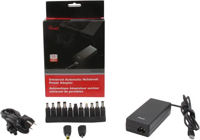 Alt view image 6 of 6 - Rosewill RMNA-11001 Universal automatic Notebook Power Adapter 90W