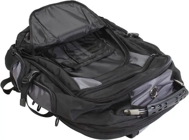 Alt view image 7 of 12 - Rosewill 17.3" Notebook Computer Backpack Model RMBP-12001