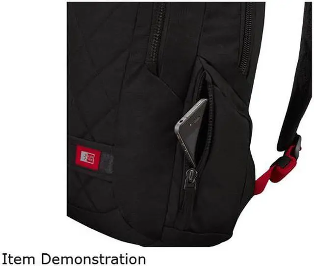 Alt view image 5 of 9 - Case Logic Black 14" Laptop Backpack Model DLBP-114-BLACK