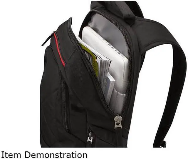 Alt view image 6 of 9 - Case Logic Black 14" Laptop Backpack Model DLBP-114-BLACK