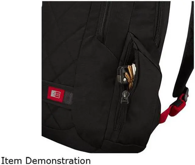 Alt view image 9 of 9 - Case Logic Black 14" Laptop Backpack Model DLBP-114-BLACK