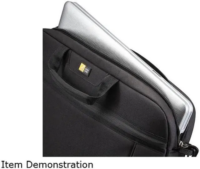 Alt view image 7 of 10 - Case Logic Black 15.6" Top Loading Laptop Case Model VNAI-215