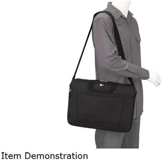 Alt view image 10 of 10 - Case Logic Black 15.6" Top Loading Laptop Case Model VNAI-215