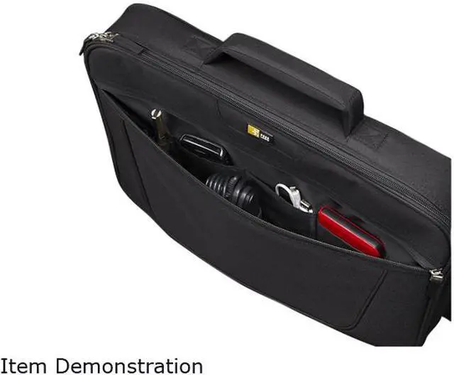 Alt view image 8 of 10 - Case Logic Black 15.6" Laptop Case Model VNCI-215