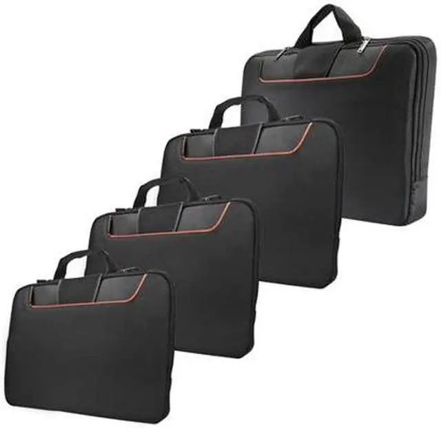Alt view image 5 of 5 - Everki Black 18.4" Commute Laptop Sleeve w/Memory Foam Model EKF808S18