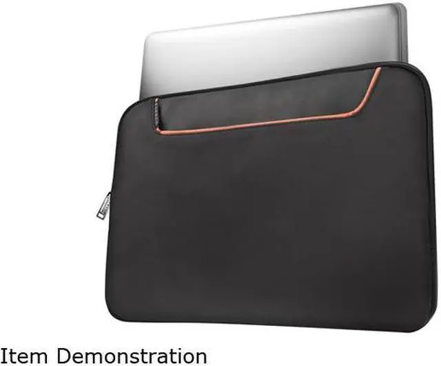 Alt view image 4 of 5 - Everki Black 18.4" Commute Laptop Sleeve w/Memory Foam Model EKF808S18
