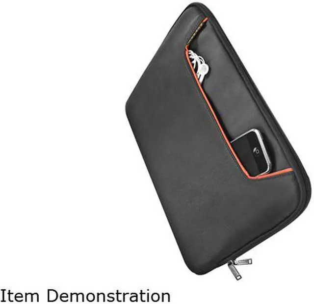 Alt view image 2 of 5 - Everki Black 18.4" Commute Laptop Sleeve w/Memory Foam Model EKF808S18