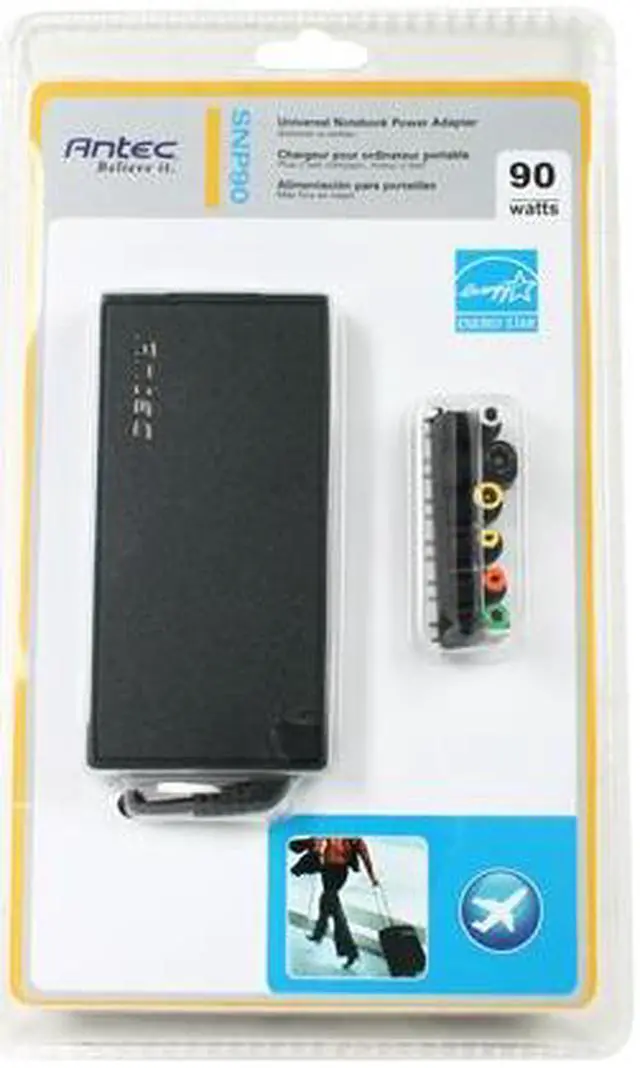 Alt view image 6 of 6 - Antec SNP90 Slim Notebook Power Adapter
