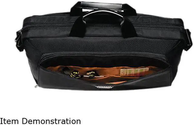 Alt view image 3 of 3 - Everki Black 15.6" Lunar Laptop Bag / Briefcase Model EKB417