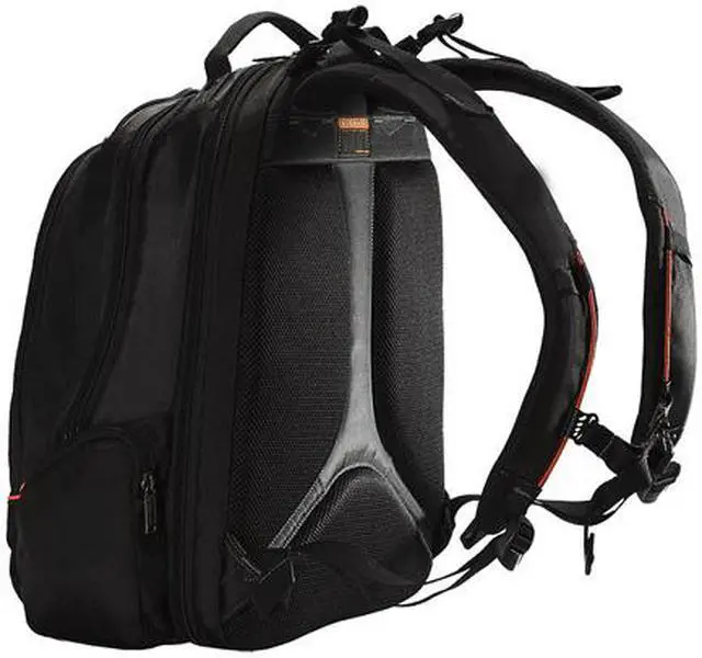 Alt view image 4 of 10 - Everki Black 16" Flight Checkpoint Friendly Laptop Backpack Model EKP119