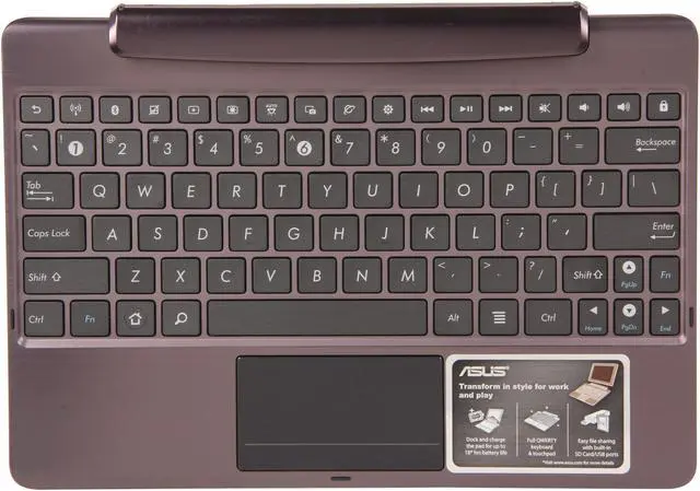 Alt view image 2 of 6 - ASUS TF201-DOCK-GR Eee Pad Docking Station - Grey