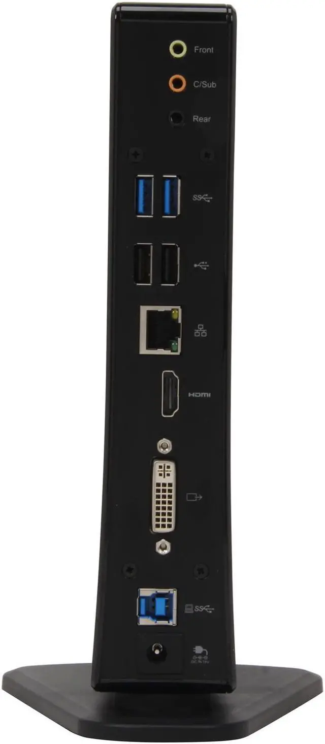 Alt view image 2 of 5 - TOSHIBA Black PA3927U-1PRP Dynadock Universal USB 3.0 Docking Station