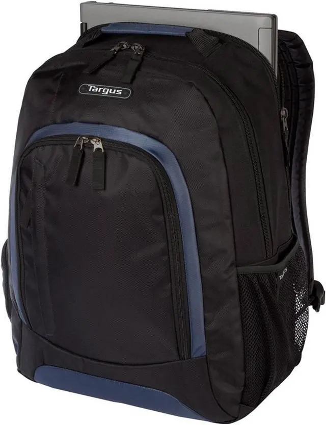 Alt view image 4 of 5 - Targus Black/Navy 16" Urban II Laptop Backpack Model TSB196US